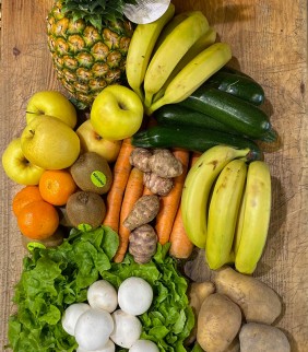 Panier de fruits et légumes...